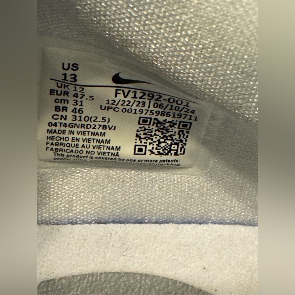 Nike Shoes Mens 13 Gray Giannis Freak 6 TB Basketball Sneakers Low FV1292-001 - Picture 4 of 9